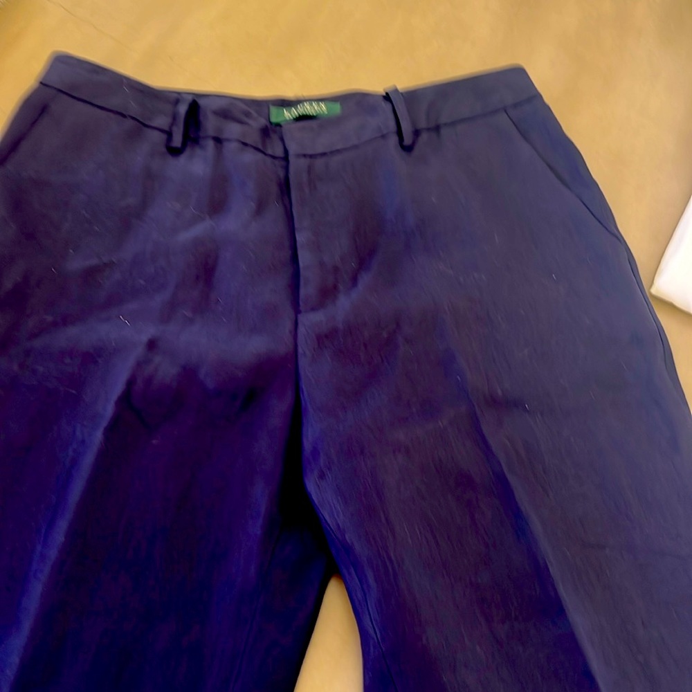 Ralph Lauren linen lined pants